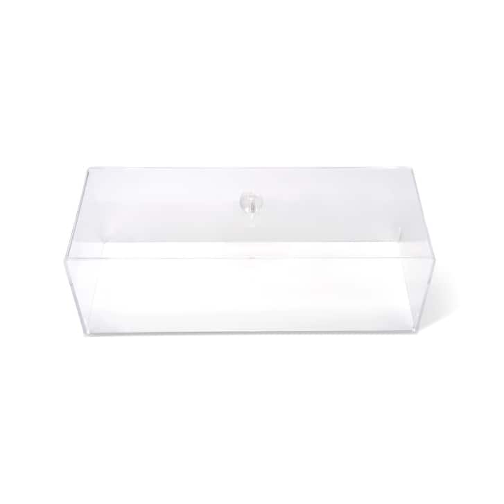 Rectangle Cake Tray with Clear Cover and Gold Sides, 18"L