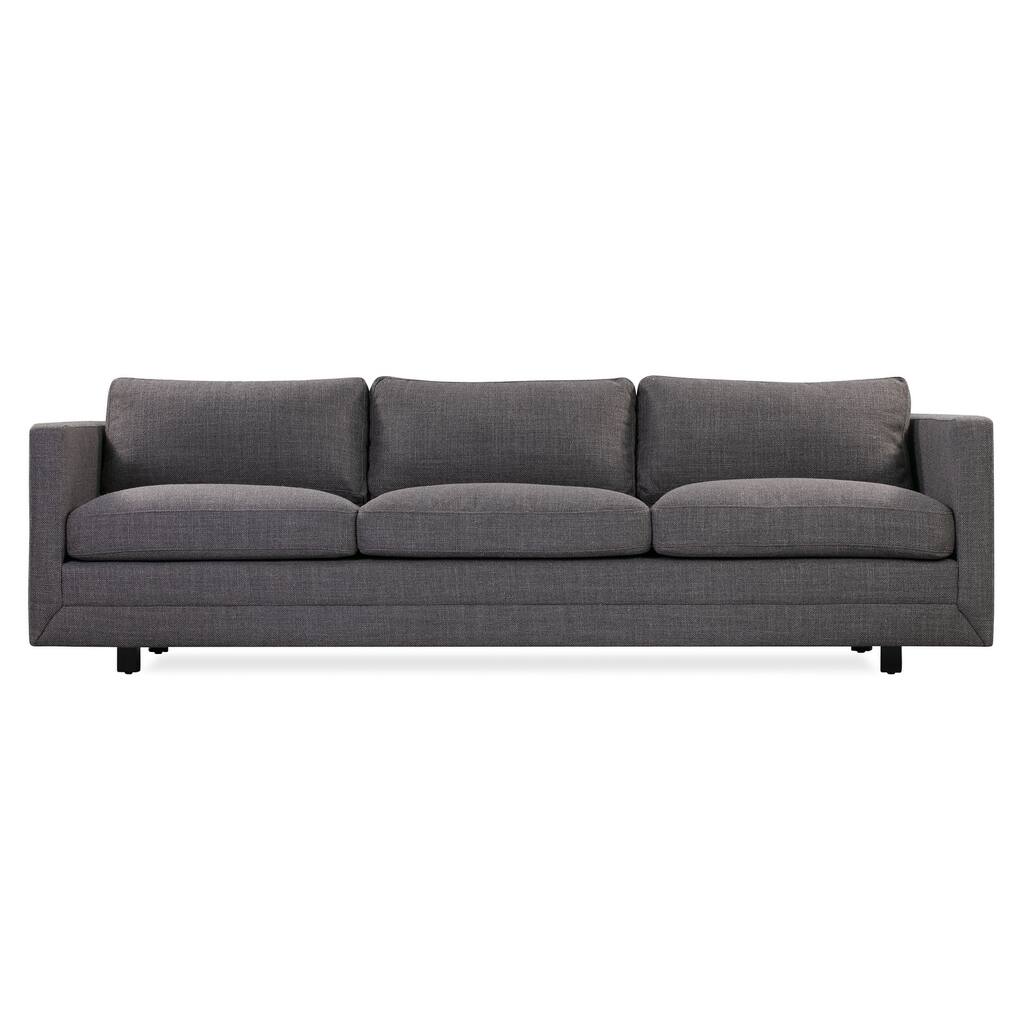 Kardiel Mid-Century Manhattan 93" Woven Fabric Sofa - Width 93.3" x Depth 37.8" x Height 31.1"