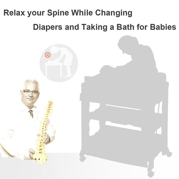 costzon baby bath and changing table