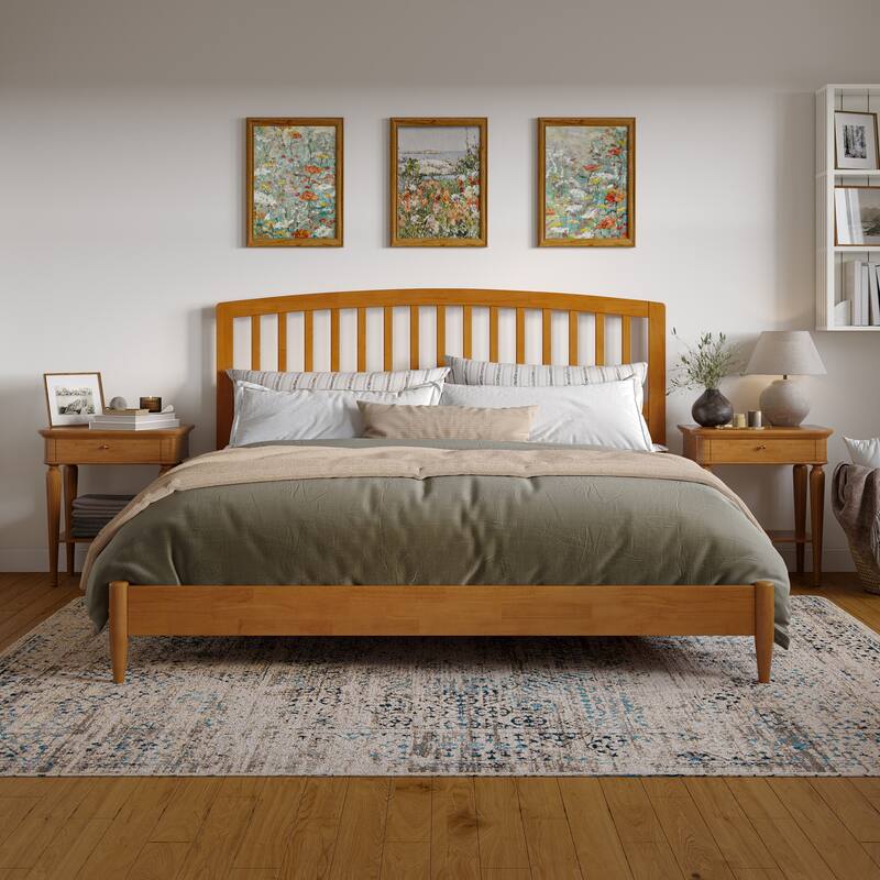 Quincy Solid Wood Low Profile Platform Bed
