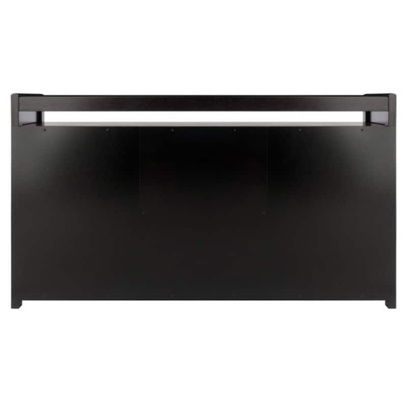 Addison Entryway Storage Bench, Espresso - 37.4"W x 13.3"D x 20.8"H