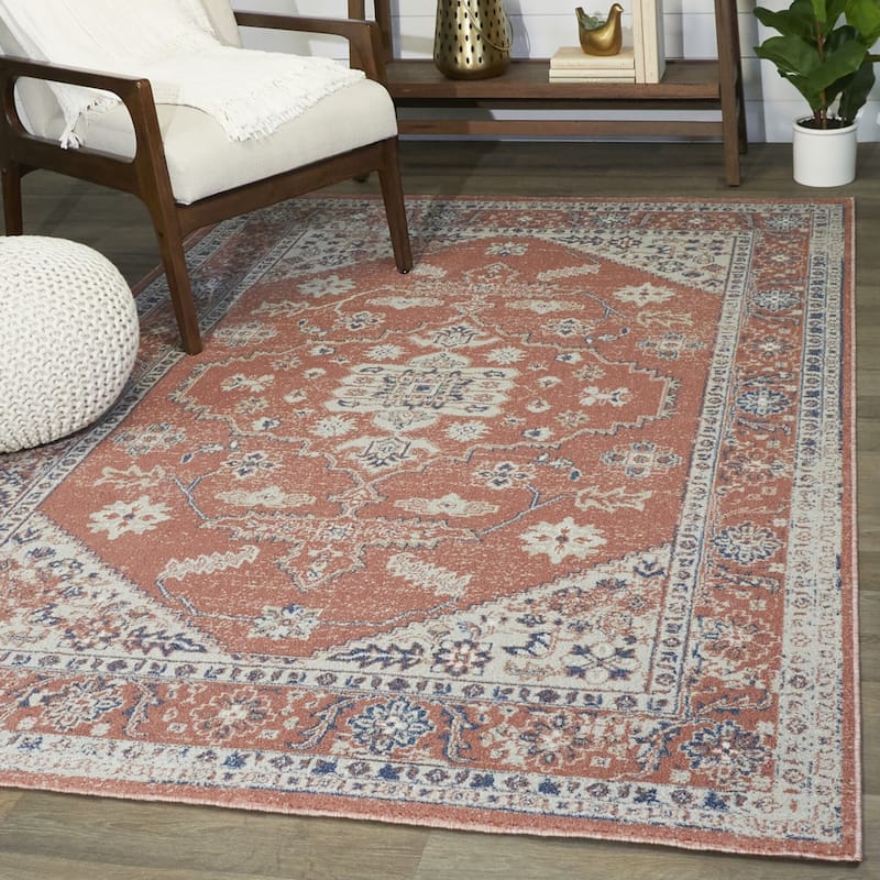 Philip Traditional Oriental Area Rug
