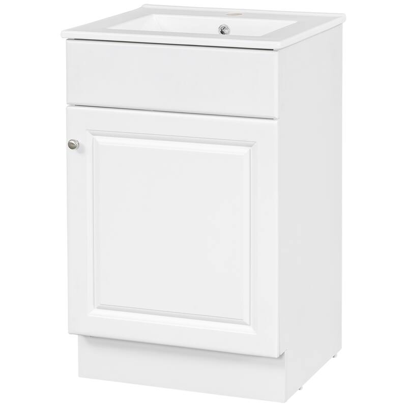 Christopher Knight Home - Ethan 20" Bathroom MDF Vanity with Sink and Storage Cabinet