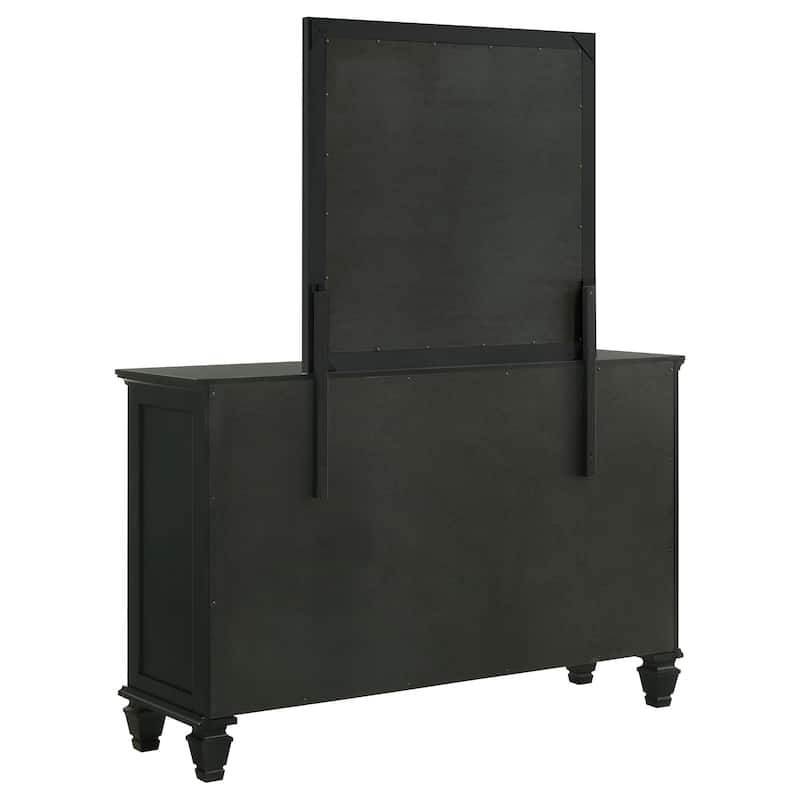 Sandy Beach Coastal Wood 11-drawer Bedroom Dresser