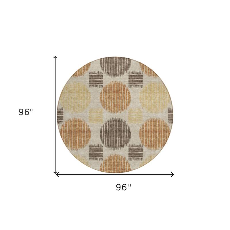 HomeRoots Geometric Transitional Rectangle Outdoor Rug