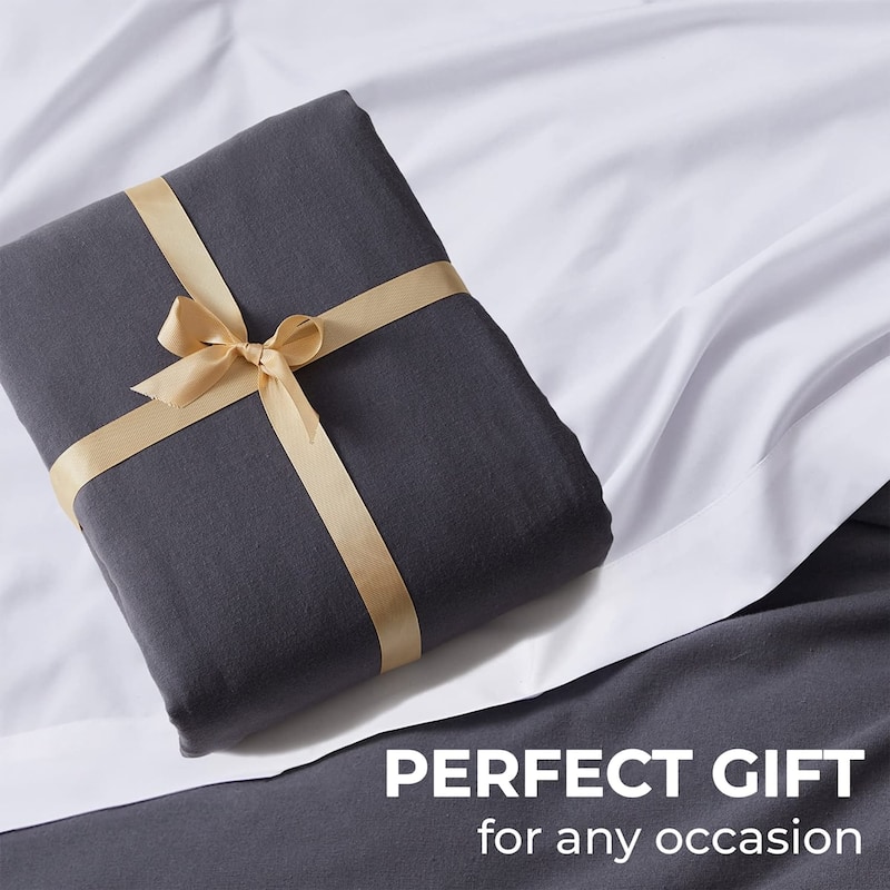 Bibb Home 3-Piece Flannel Duvet Cover Set (Insert Excluded)