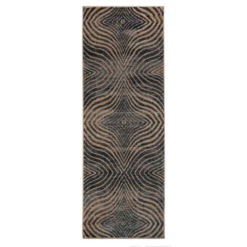 Abstract Modern Geometric Diamonds Runner or Area Rug by Superior