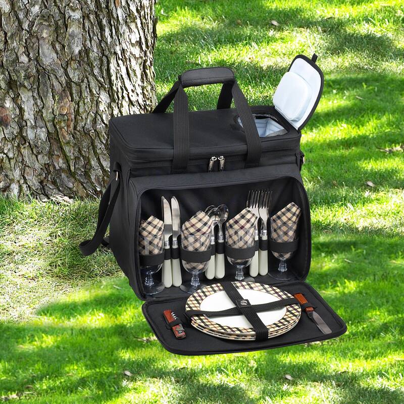 Picnic at Ascot Insulated Equipped 4-Person Picnic Set