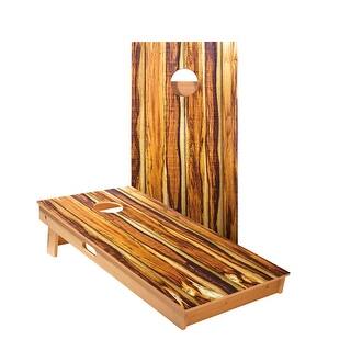 Burnt Wood Cornhole Boards