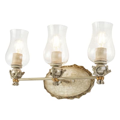 Trellis 3-Light Vanity in Bone