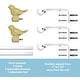 preview thumbnail 12 of 56, Cute Bird Finial Adjustable Decorative Designer Curtain Rod