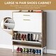 preview thumbnail 8 of 8, Flip Drawer Shoe Cabinet & Wall Coat Shelf Set - 31.5“Lx 9.45“Wx 43.31“H