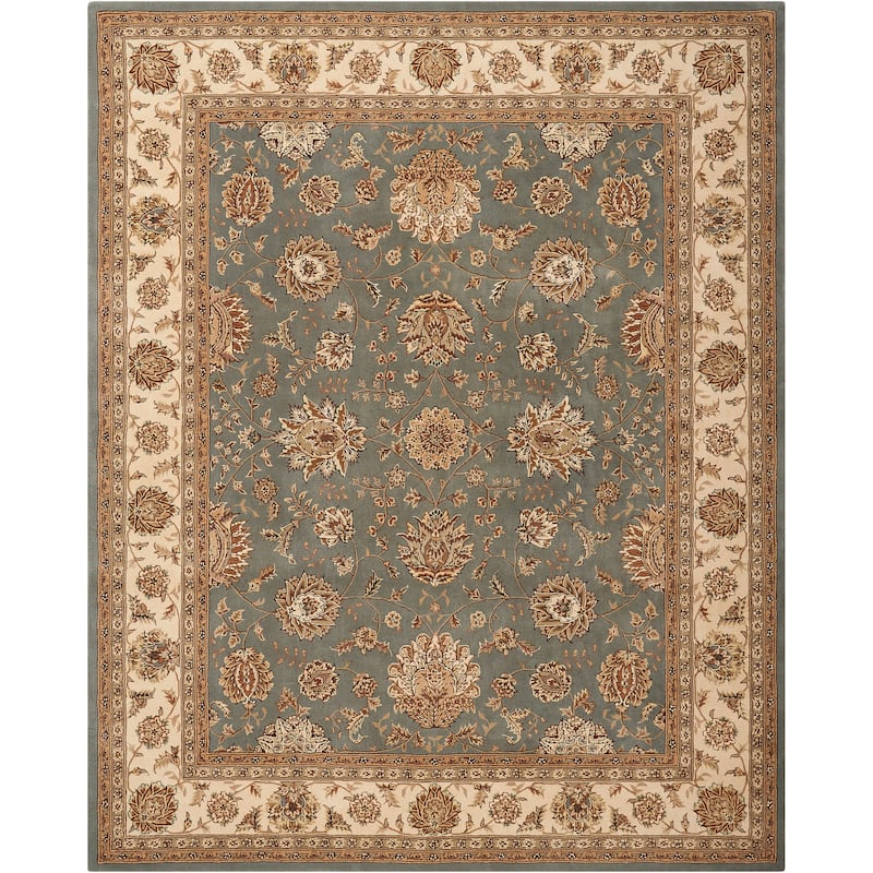 Nourison Nourison 2000 Bordered Area Rug - 7'9" x 9'9" - Blue - Rectangle