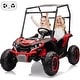 preview thumbnail 15 of 33, 2 Seater Ride on Toys for Kids with 2.4G Remote Control Red