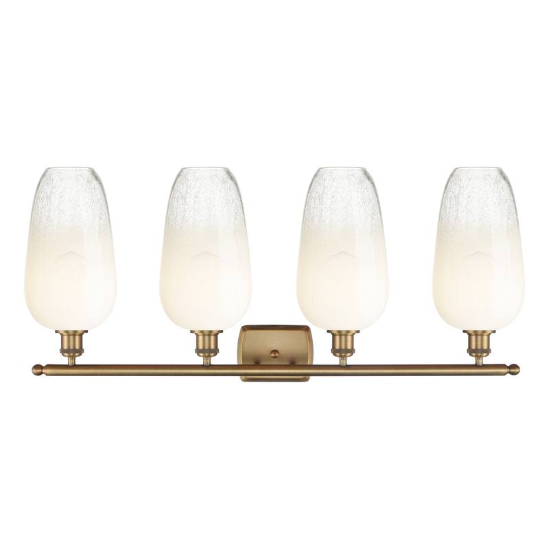 Innovations Lighting Endless Possibilities Ballston - Brookhaven Flute - 4 Light 37" Bath Vanity Light