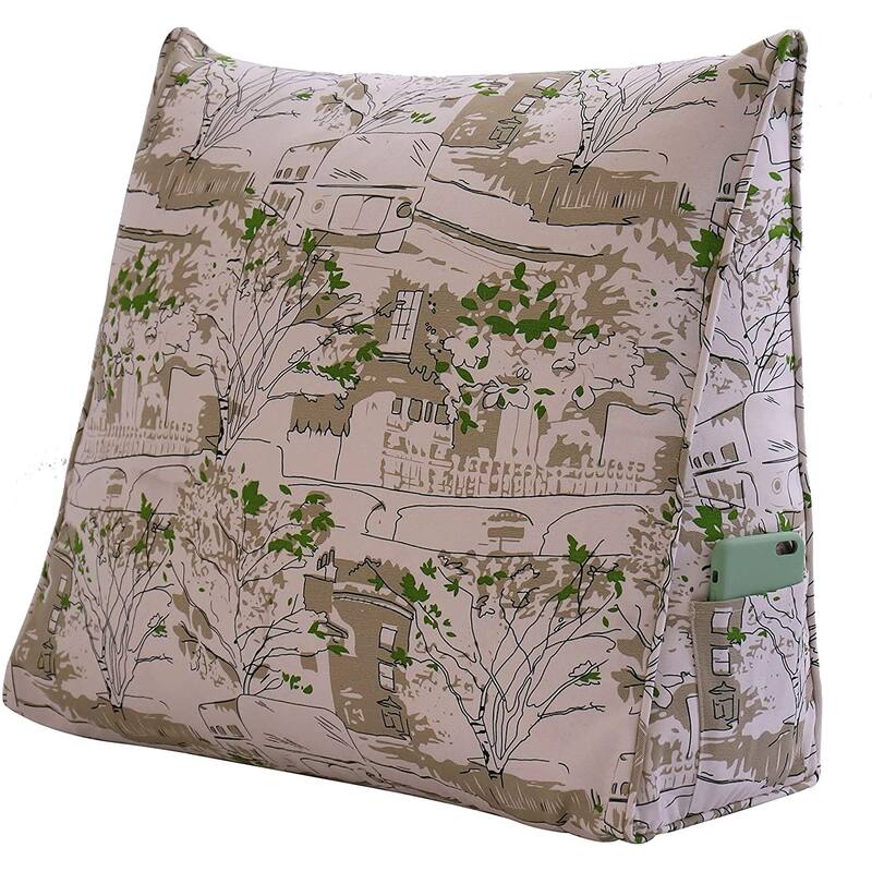 Bed Rest Reading Wedge Pillow Sofa Back Support Lounge Cushion Adult
