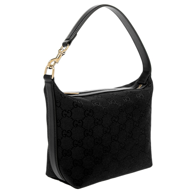 Gucci Super Mini GG Shoulder Bag in Original GG Fabric - Overstock ...