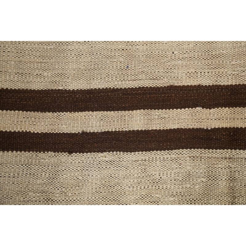 Natural Dye Kilim Oriental Wool Area Rug Flat-weave Home Decor Carpet - 4'8" x 6'4"