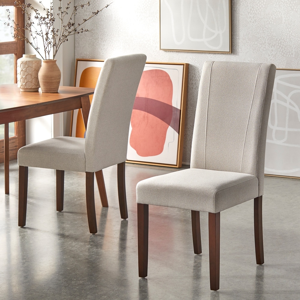 White high sales back dining chairs