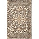preview thumbnail 49 of 128, Safavieh Hand-hooked Chelsea Cherrelle Country Oriental Wool Rug 5'3" x  8'3" - Ivory/Dark Brown - Runner/Rectangle