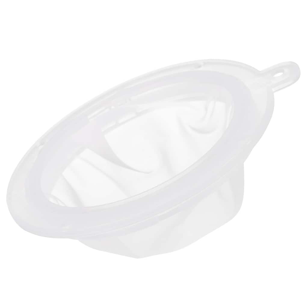 200 Mesh Food Filter Strainer, 5.1in Nylon Fine Mesh Sieve Drainer - White