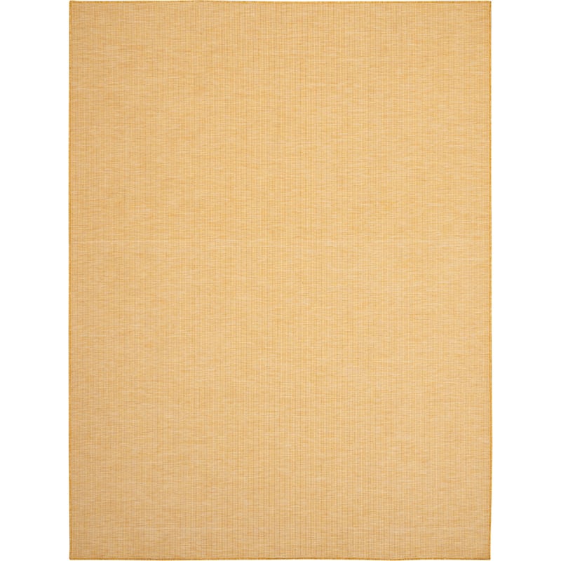 Nourison Selerno Indoor/Outdoor Solid Area Rug - 7'x10' - Yellow