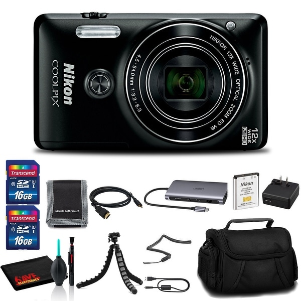 Nikon COOLPIX W300 Digital Camera (Camo) - Premium Essentials Kit - Black. Opens flyout.