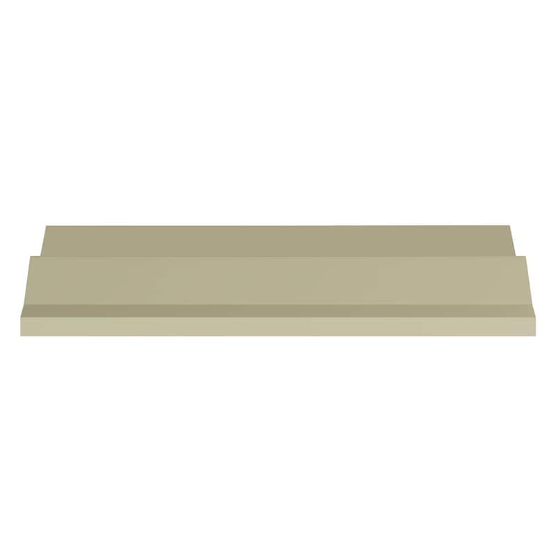 5"H x 6 3/4"P x 8 3/8"F x 96"L Leighton Crown Moulding - 1-Pack