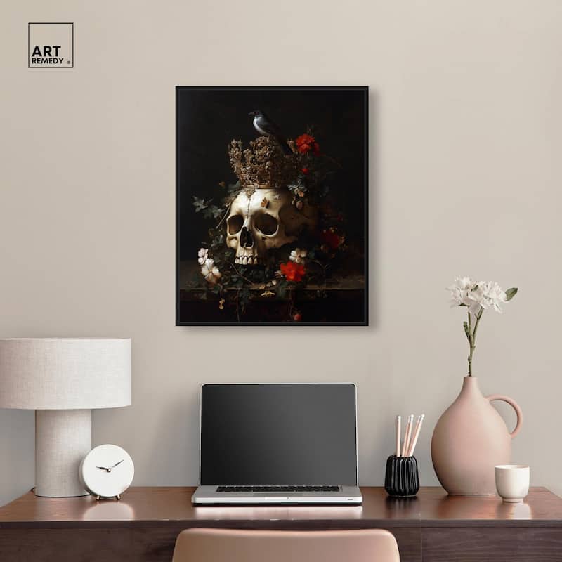 Skull's Legacy Canvas by Art Remedy