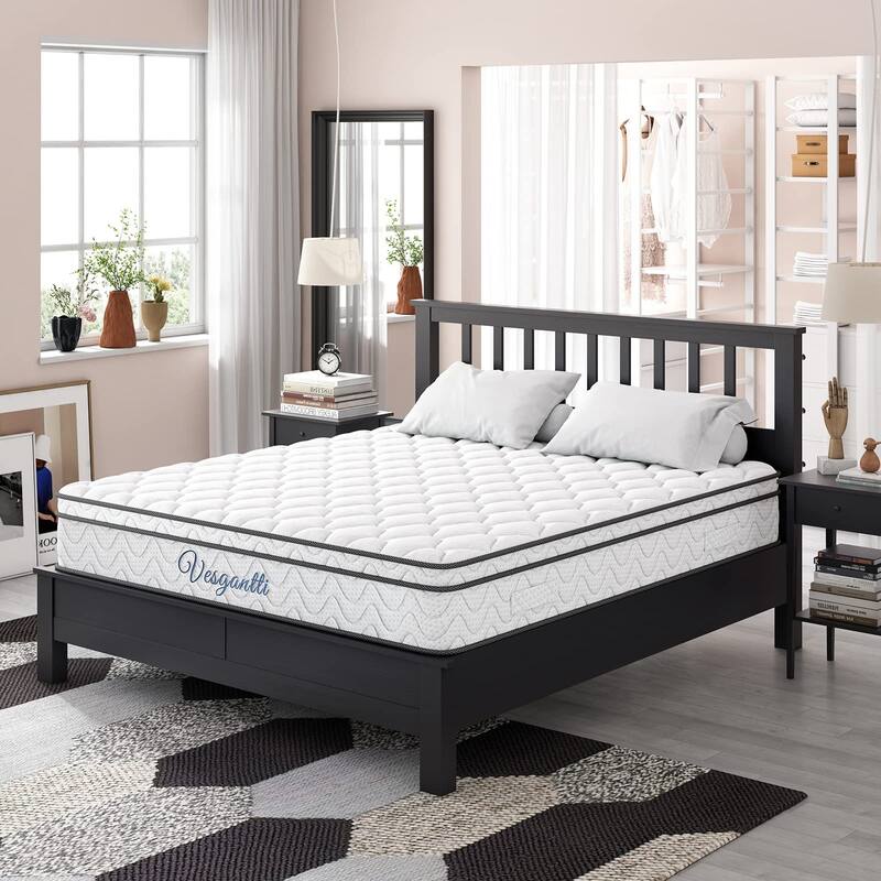 Twin Mattress, 10 Inch Hybrid Twin Size Mattress in a Box, Single Bed