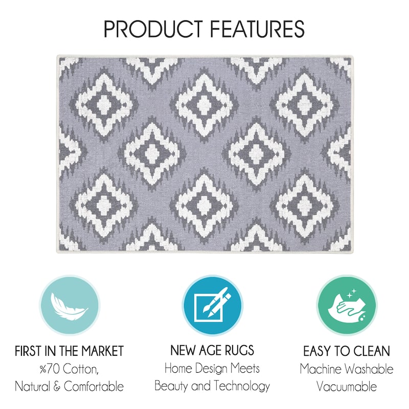 Under Sink Mat - Ultra-Absorbent Cotton Shelf Liners For Kitchen Cabinets - 2X3 feet