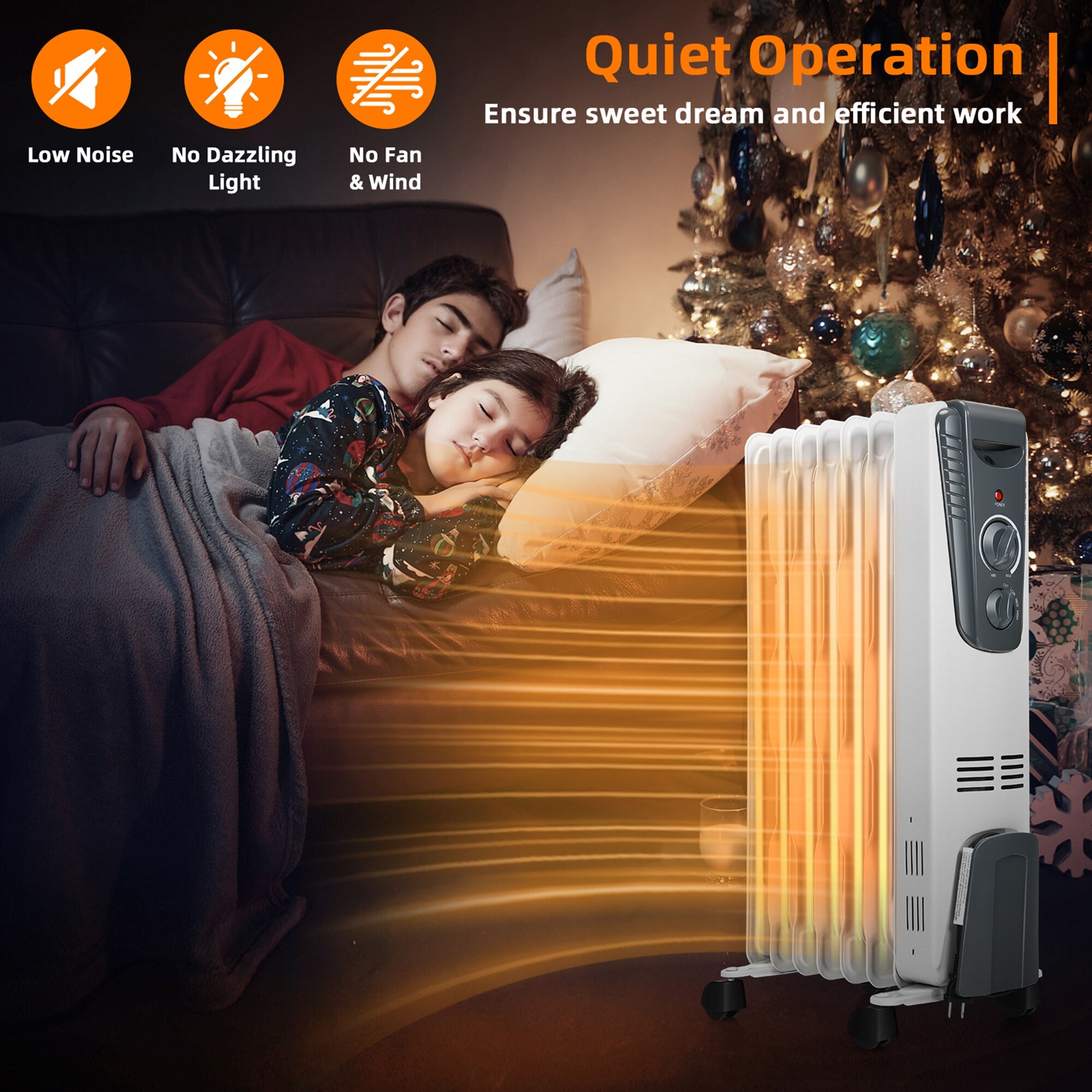 Gymax 1500W Oil Filled Radiator Heater Portable Space Heater w/ 3 Heat -  See Details - Bed Bath u0026 Beyond - 33031829