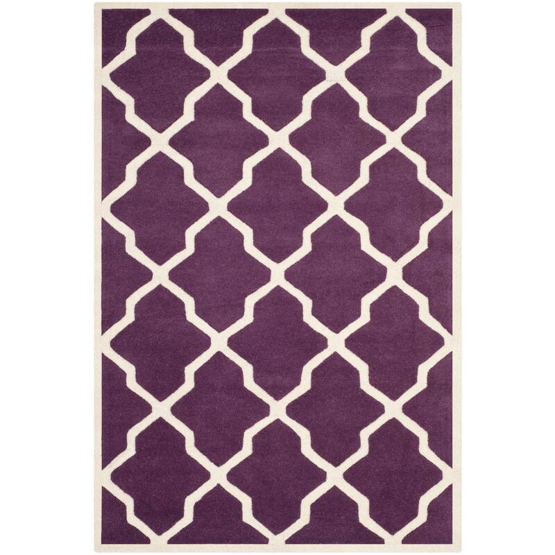 SAFAVIEH Handmade Chatham Rinske Modern Moroccan Wool Rug