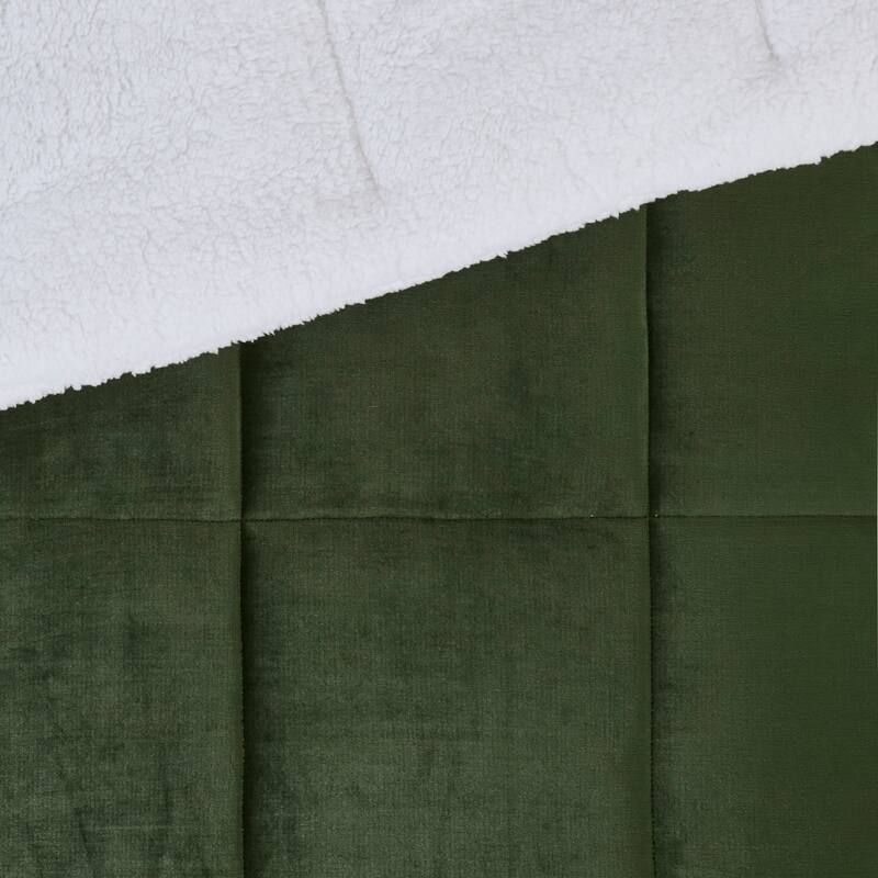 Woolrich Alton Plush to Sherpa Down Alternative Comforter Set