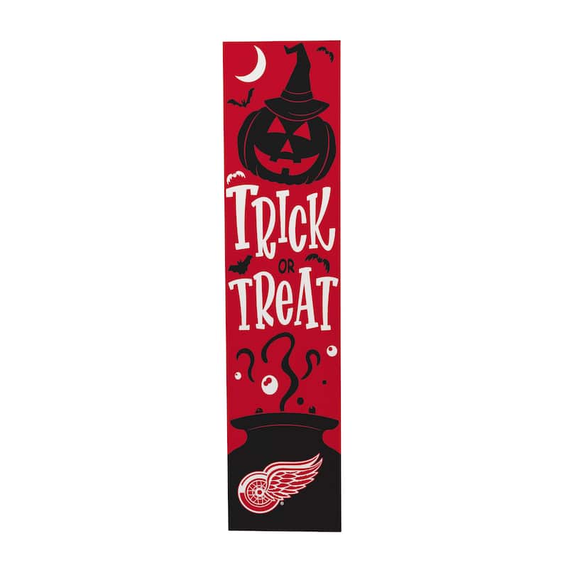 47" Double Sided Seasonal Porch Leaner, Detroit Red Wings - 47" x 11.25"