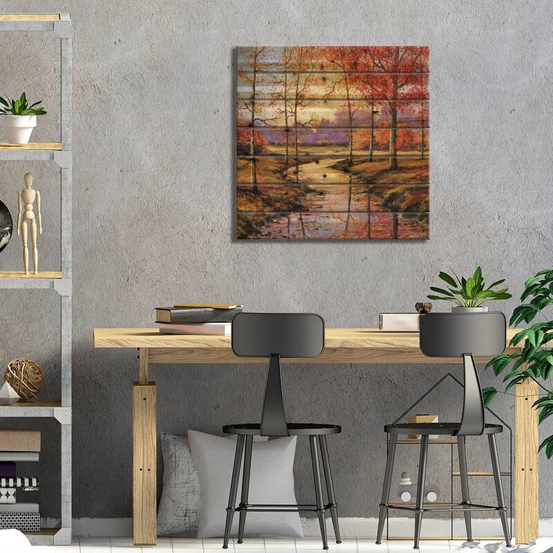 That Time of Year Print On Wood by ColorByFeliks - Multi-Color