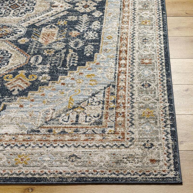 Livabliss Transitional Beckham Medallion Area Rug