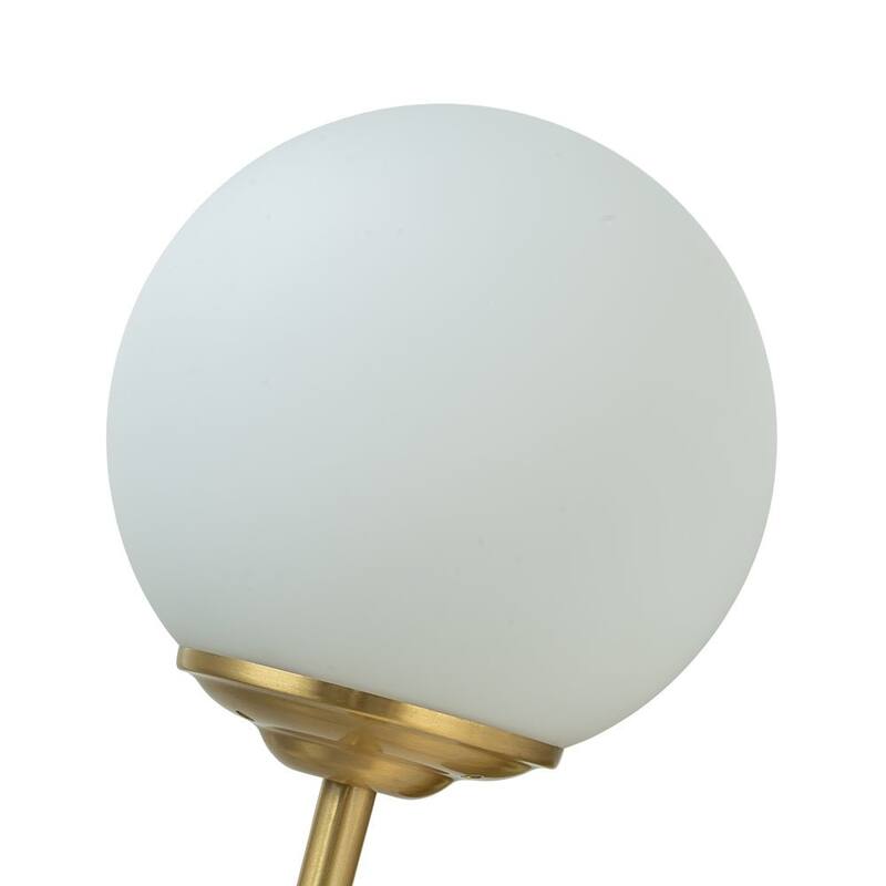 Modern Brass Single Matte Glass Wall Light