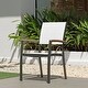 preview thumbnail 6 of 4, Pacific Casual Italica Aluminum & Smoked Glass 7pc Dining Set