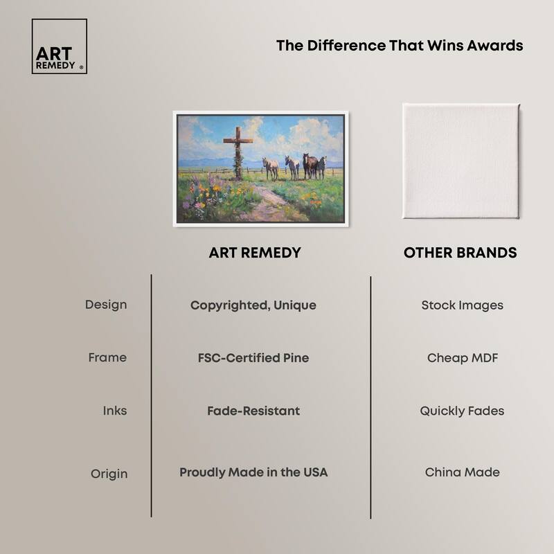 Faithful Pasture Canvas by Art Remedy