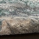 preview thumbnail 3 of 6, Nourison Illusion Indoor only Blue Abstract Area Rug - 5' 3" x 7'