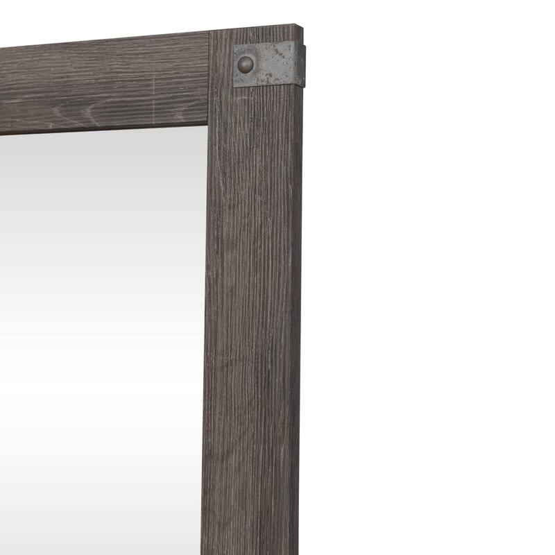 Lakeside Haven Brownstone Landscape Mirror