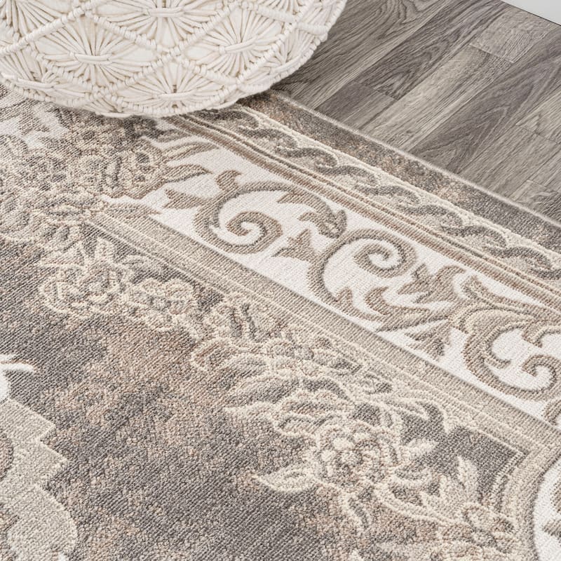 JONATHAN Y Amir Cottage Medallion Area Rug
