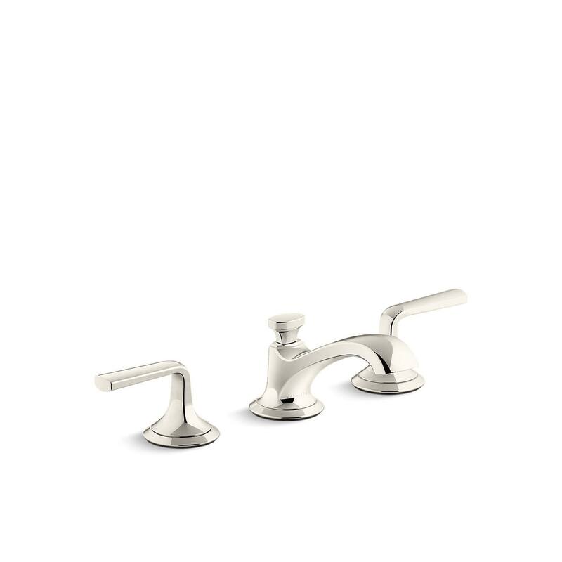 Kallista Script 1.2 GPM Widespread Bathroom Faucet - Includes Soft - Polished Nickel