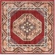 preview thumbnail 23 of 33, SAFAVIEH Bijar Araminta Traditional Distressed Oriental Rug 6'7" Square - Red/Rust - Square