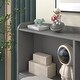 preview thumbnail 12 of 12, Twin Bed with Pull-Out Trundle and Storage Drawers for Space Saving Grey