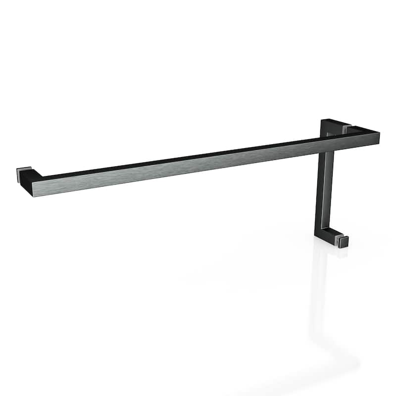 Glass Warehouse 78" x 58" Frameless Towel Bar Shower Door - Wall Hinge