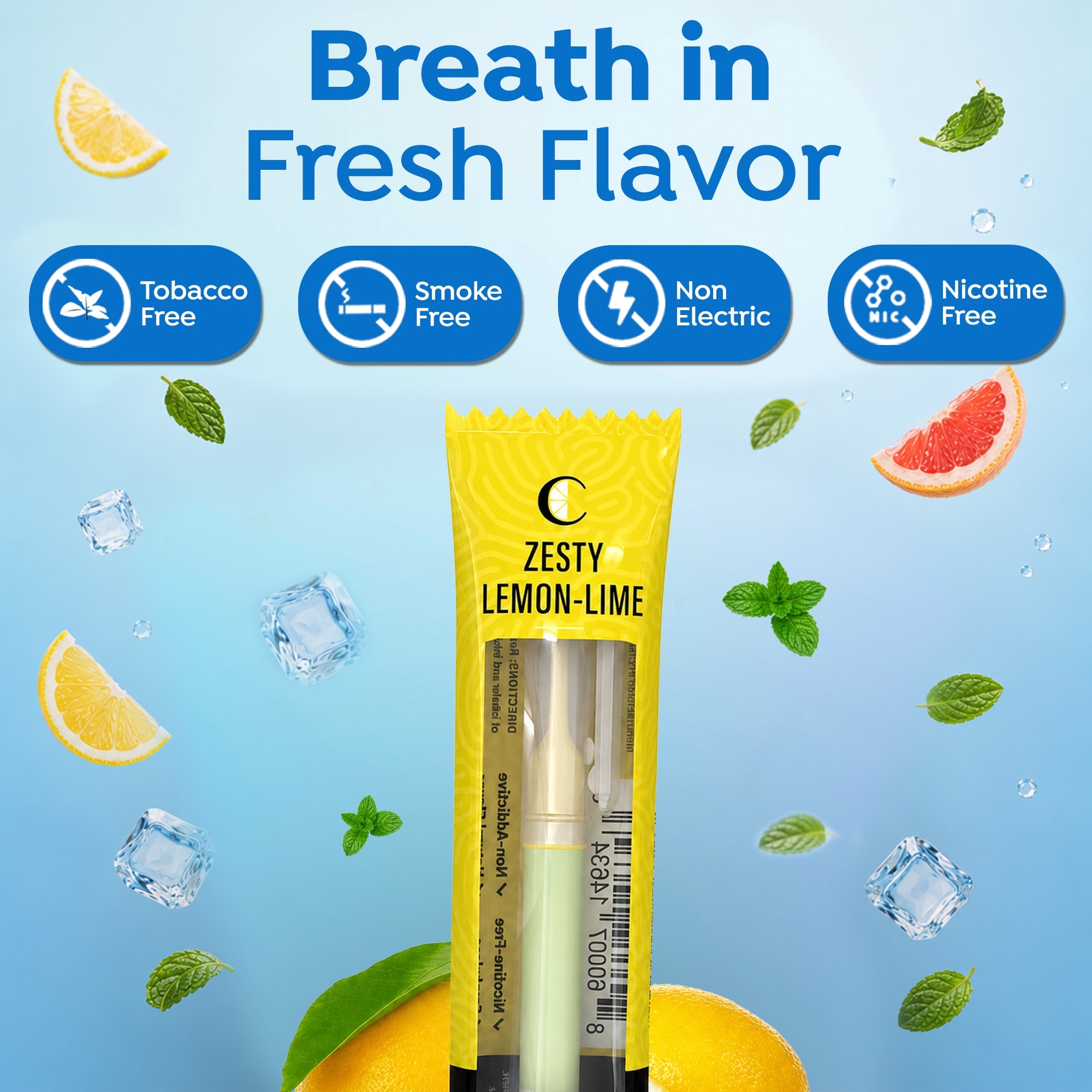flavored vape alternative Cigtrus Set of 6 Nicotine Free Smoking Inhalers clearance2 FLAVORE:cool mint how to use cake