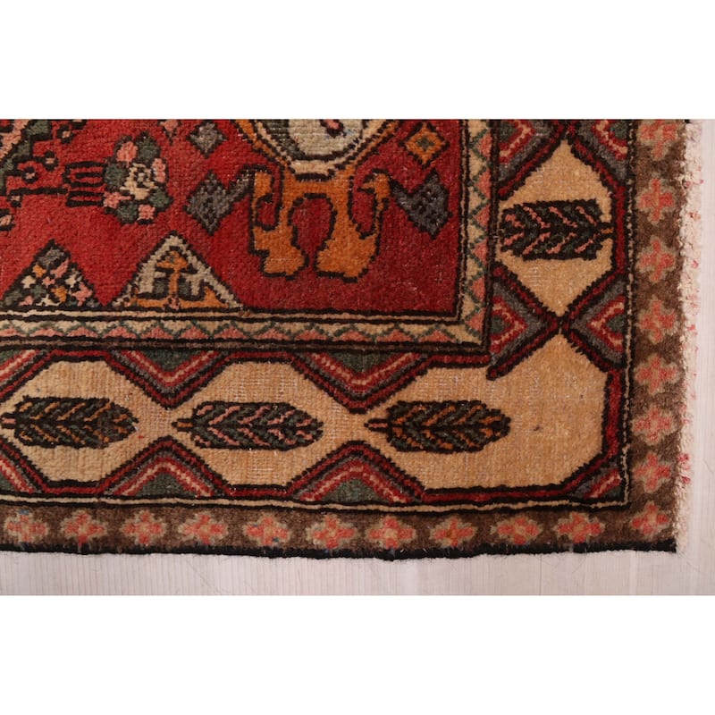 ECARPETGALLERY Hand-knotted Konya Anatolian Red Wool Rug - 4'7 x 9'4