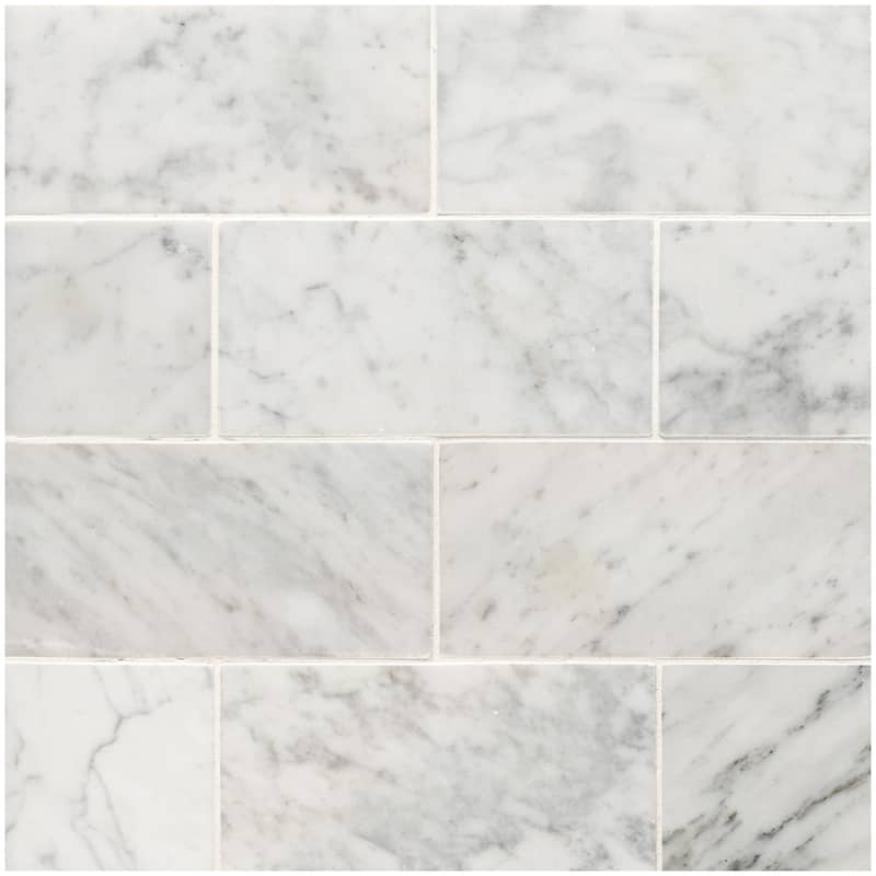 Ackland AKM-S-3X6TLH-CA 3" x 6" Marble Solid Wall Tile - Honed Visual